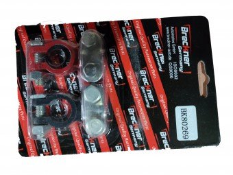 Borne baterie ZN rosu+negru BK80269