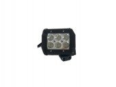 PROIECTOR 6 LED 10-30V 18W PATRAT SPATE ROTUND